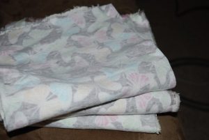 Easy DIY Flannel Burpcloth