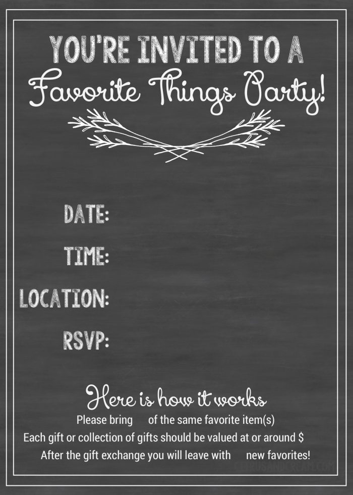 How to Host a Favorite Things Party! - How Sweet This Is